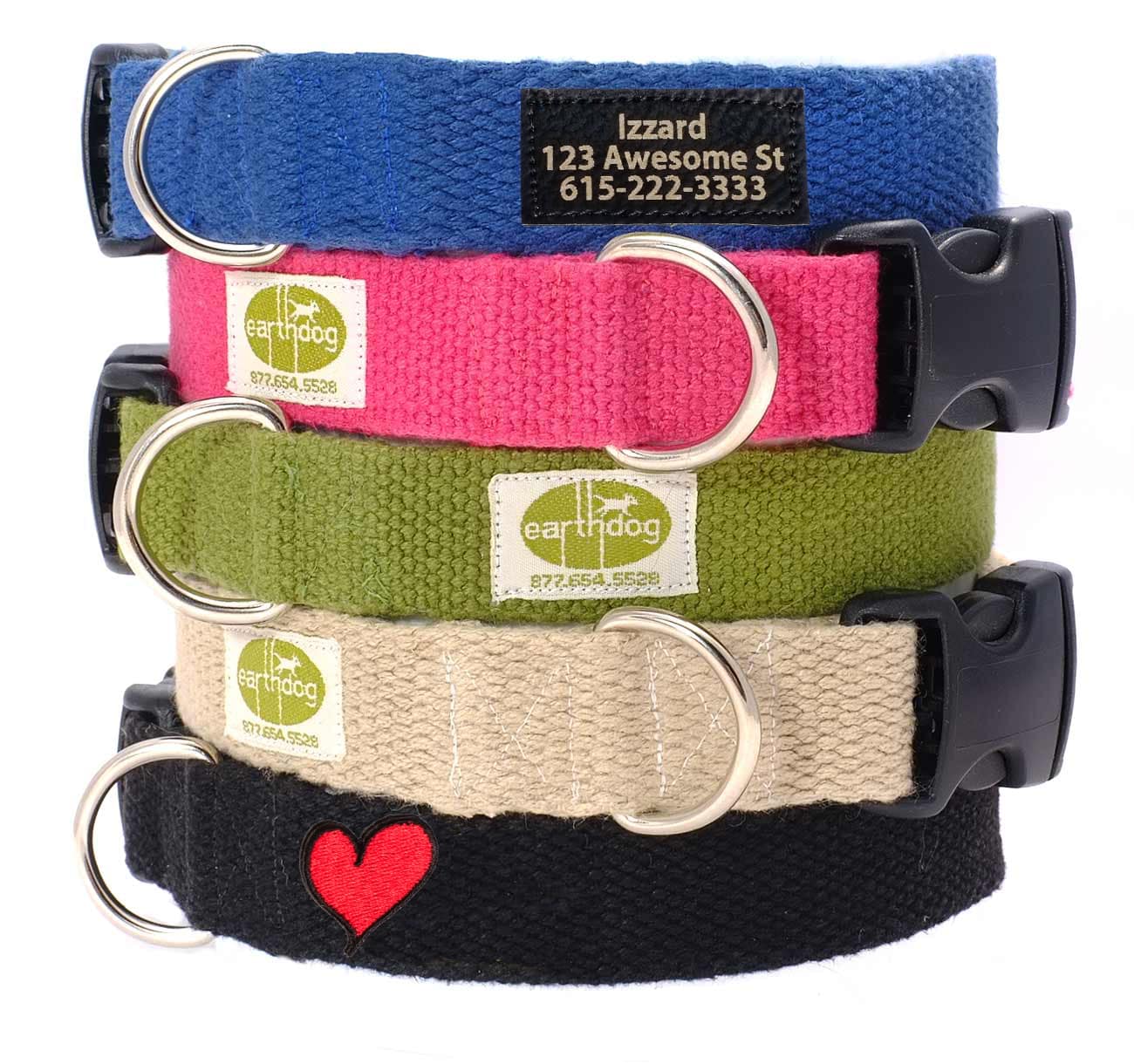 Earthdog Hemp Dog Collar