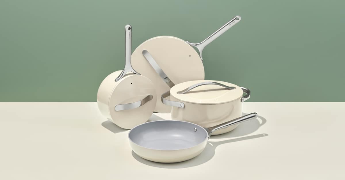 Caraway Ceramic Non-Stick Cookware Set
